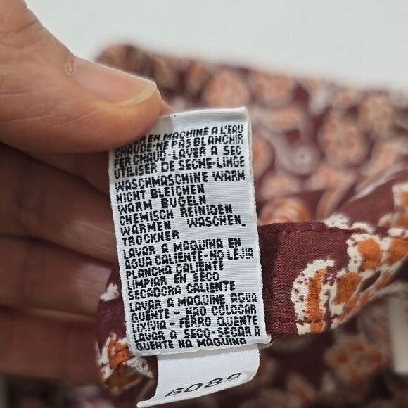 United Colors Of Benetton Brown and Cream Casual Palazzo Pants 38 (See Measureme - Picture 8 of 8